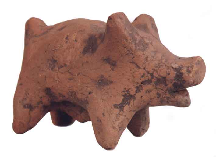 Image -- Trypilian culture animal figurine.