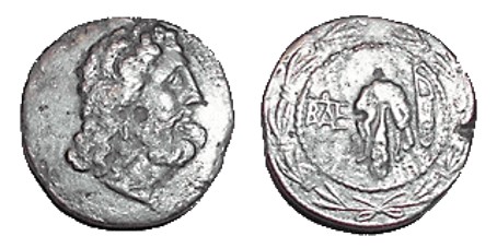 Image -- Coins minted in the ancient city of Tyras (in the collection of Odesa Numismatics Museum).