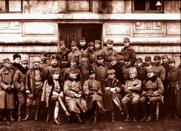 Image -- The Supreme Command  of the Ukrainian Galician Army (February 1919).