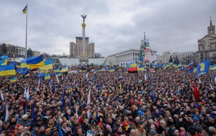 Image -- Ukrainians during the Revolution of Dignity (Kyiv 2014).