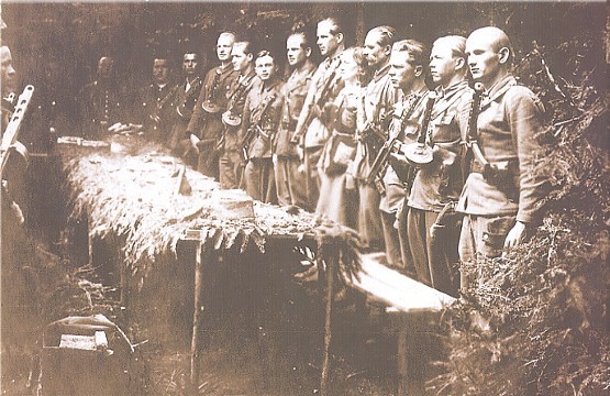 Image -- UPA insurgents from the Lemko region (Easter 1946) (photo from Litopys Ukrains'koi Povstans'koi Armii).
