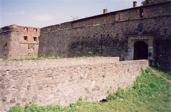 Image -- Uzhhorod castle fortifications.