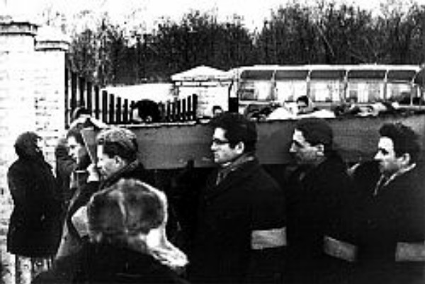 Image -- The funeral of Vasyl Symonenko.