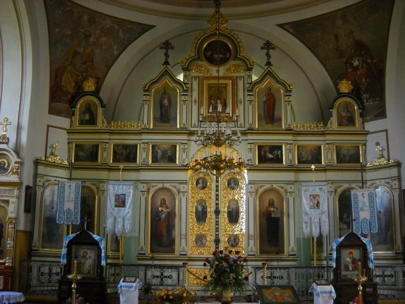 Image -- Volodava (Wlodawa): Orthodox Church of the Nativity of the Mother of God (interior).