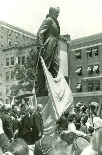 Image -- Washington, DC: the unveiling of Taras Shevchenko monument in 1964.