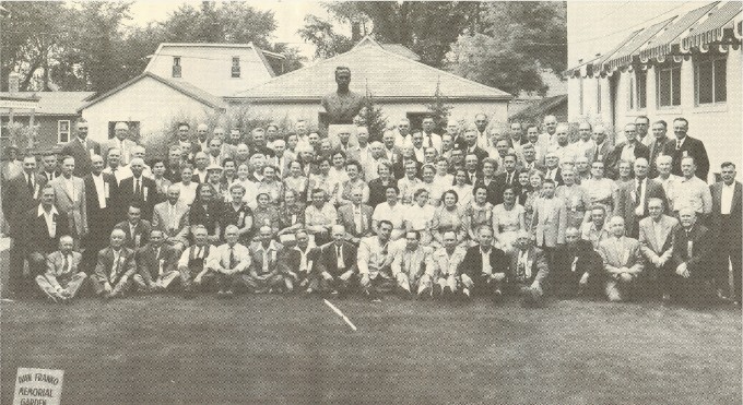 Image -- Delegates to the 1957 convention of the Workers Benevolent Association.