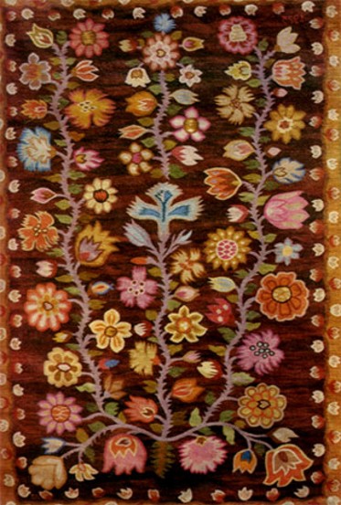 Image -- A hand-woven Ukrainian kilim.