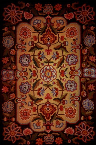 Image -- A hand-woven Ukrainian kilim.