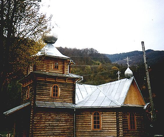 Image -- A wooden church in Yasinia, Transcarpathia oblast.