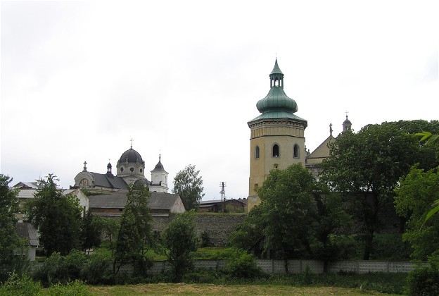 Image -- The Basilian monastery complex in Zhovkva, Lviv oblast.