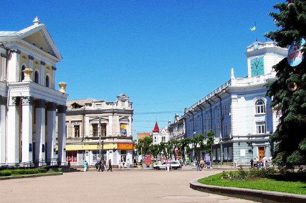 Image -- Zhytomyr city center.